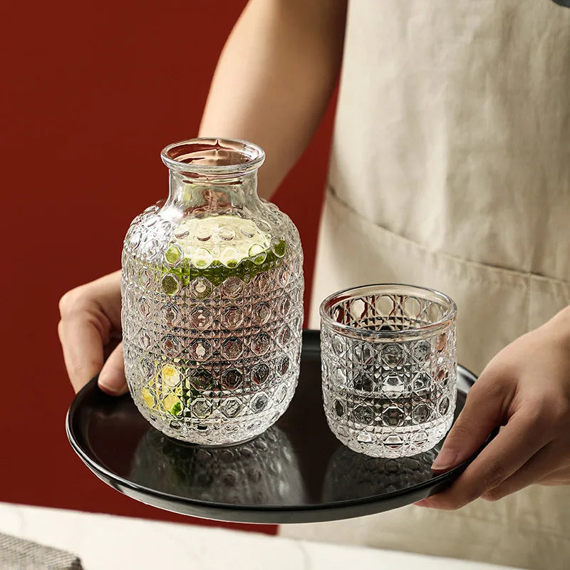 Embossed gem pattern jug - CARAFFA