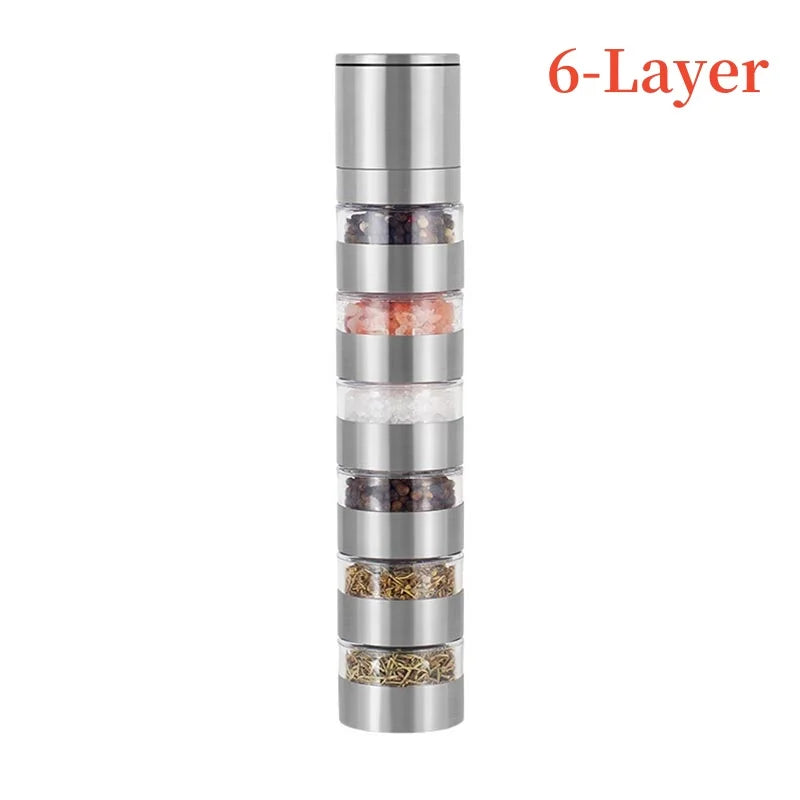 Multi-layer Stacked Pepper Mill - STEEL