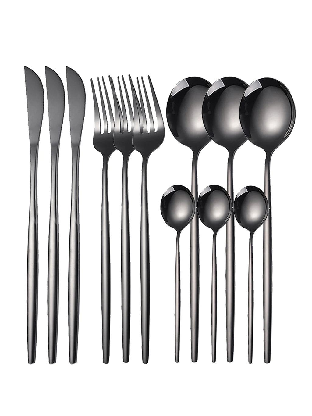 12pc Thin stainless steel cutlery set - PORTUGAL