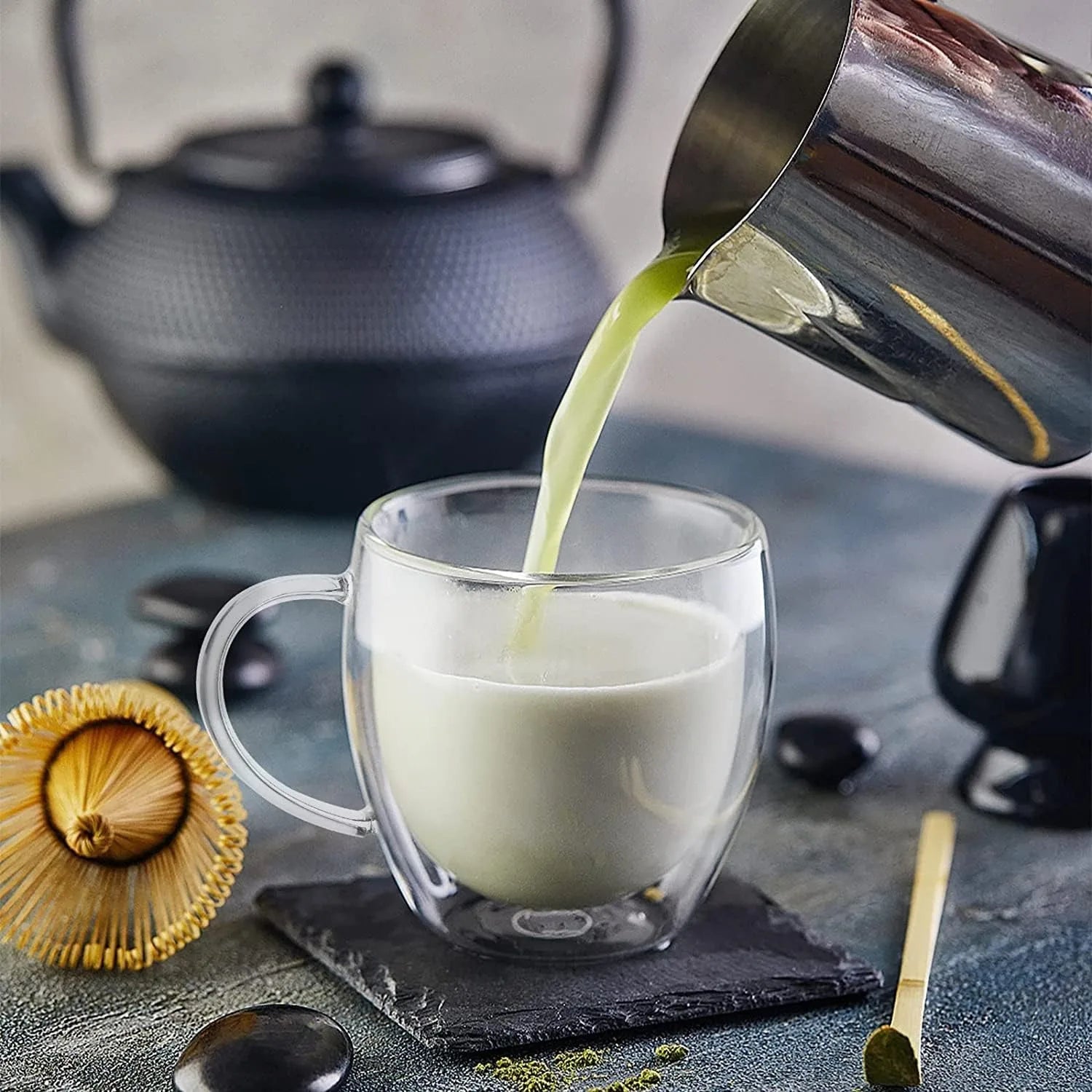 Double Glass Coffee Mugs - GLASS MUG