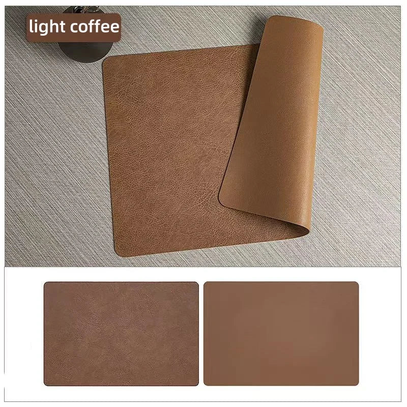 Faux Leather Placemats Set - CUOIO