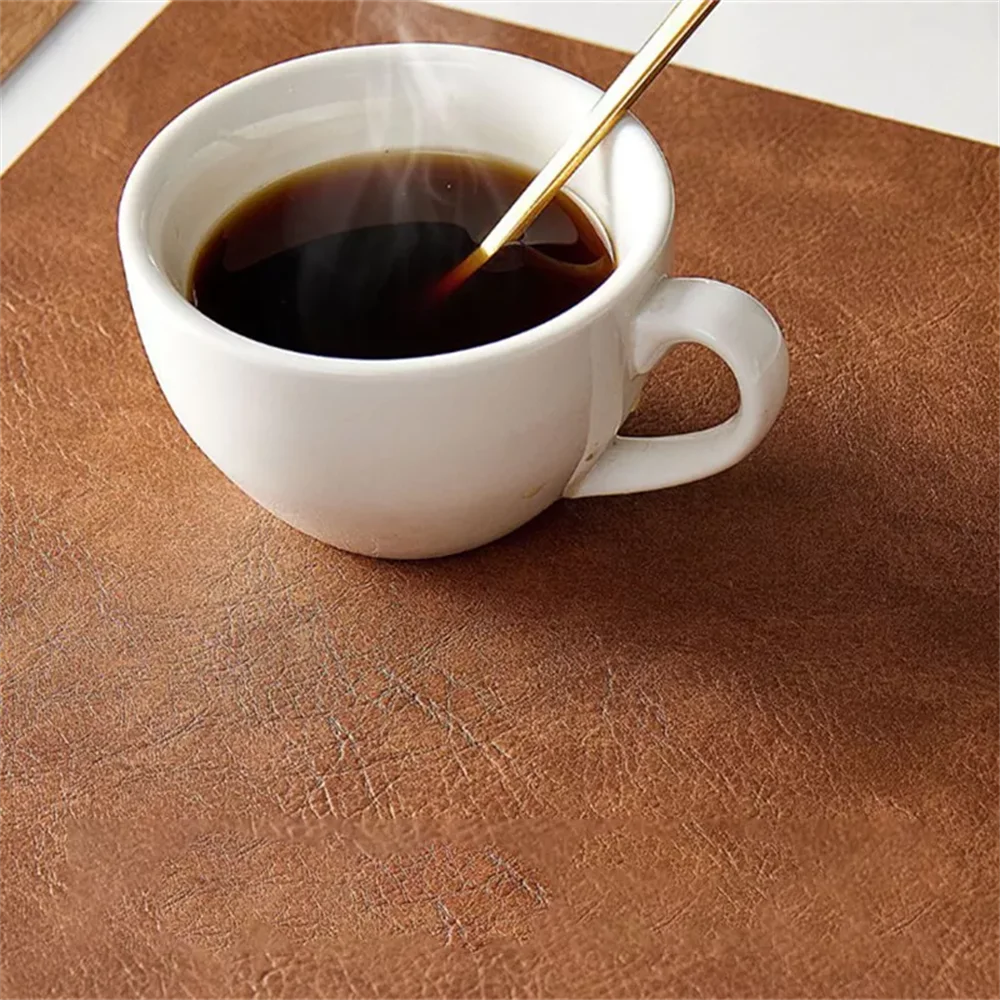 Faux Leather Placemats Set - CUOIO