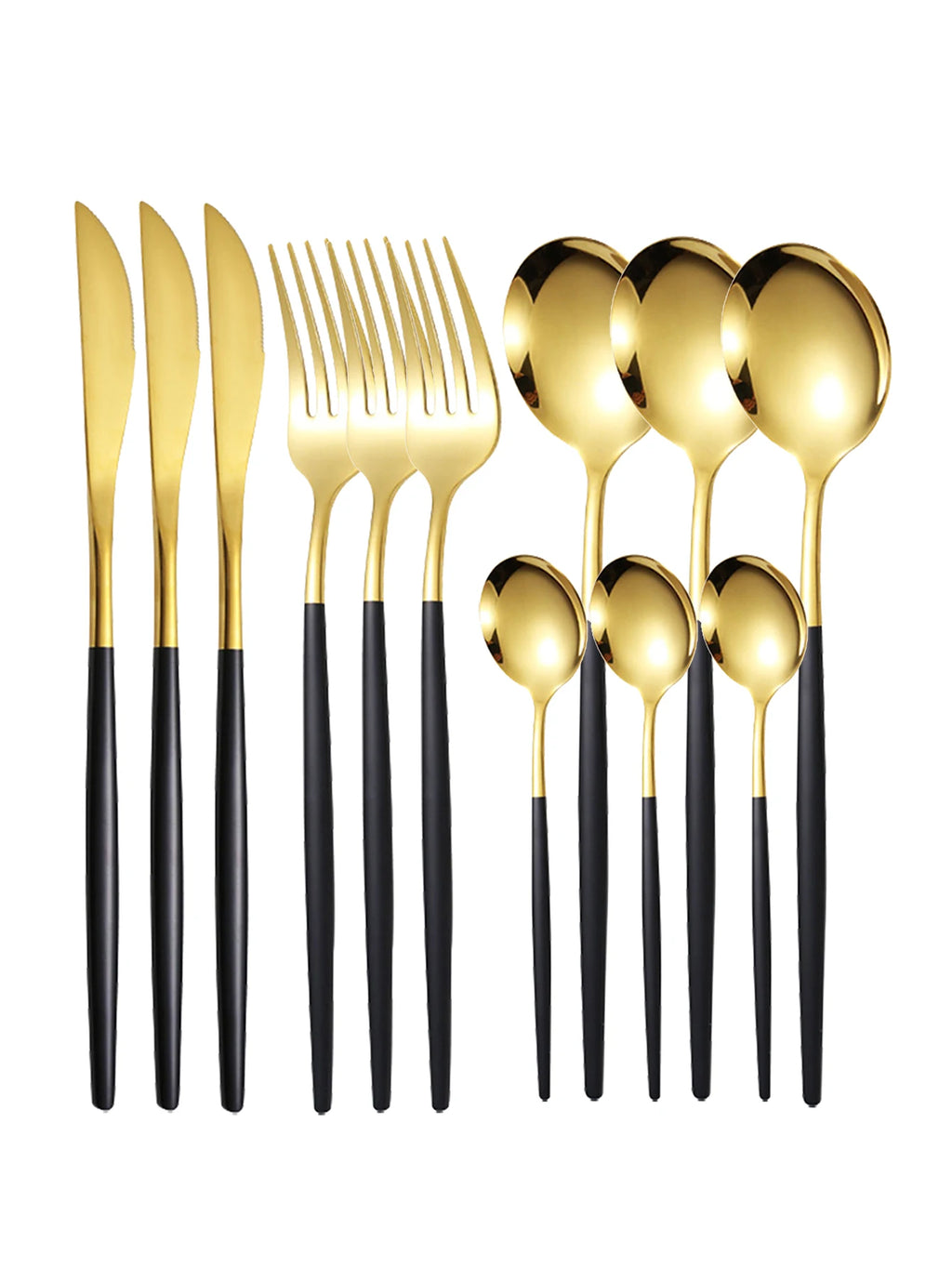 12pc Thin stainless steel cutlery set - PORTUGAL