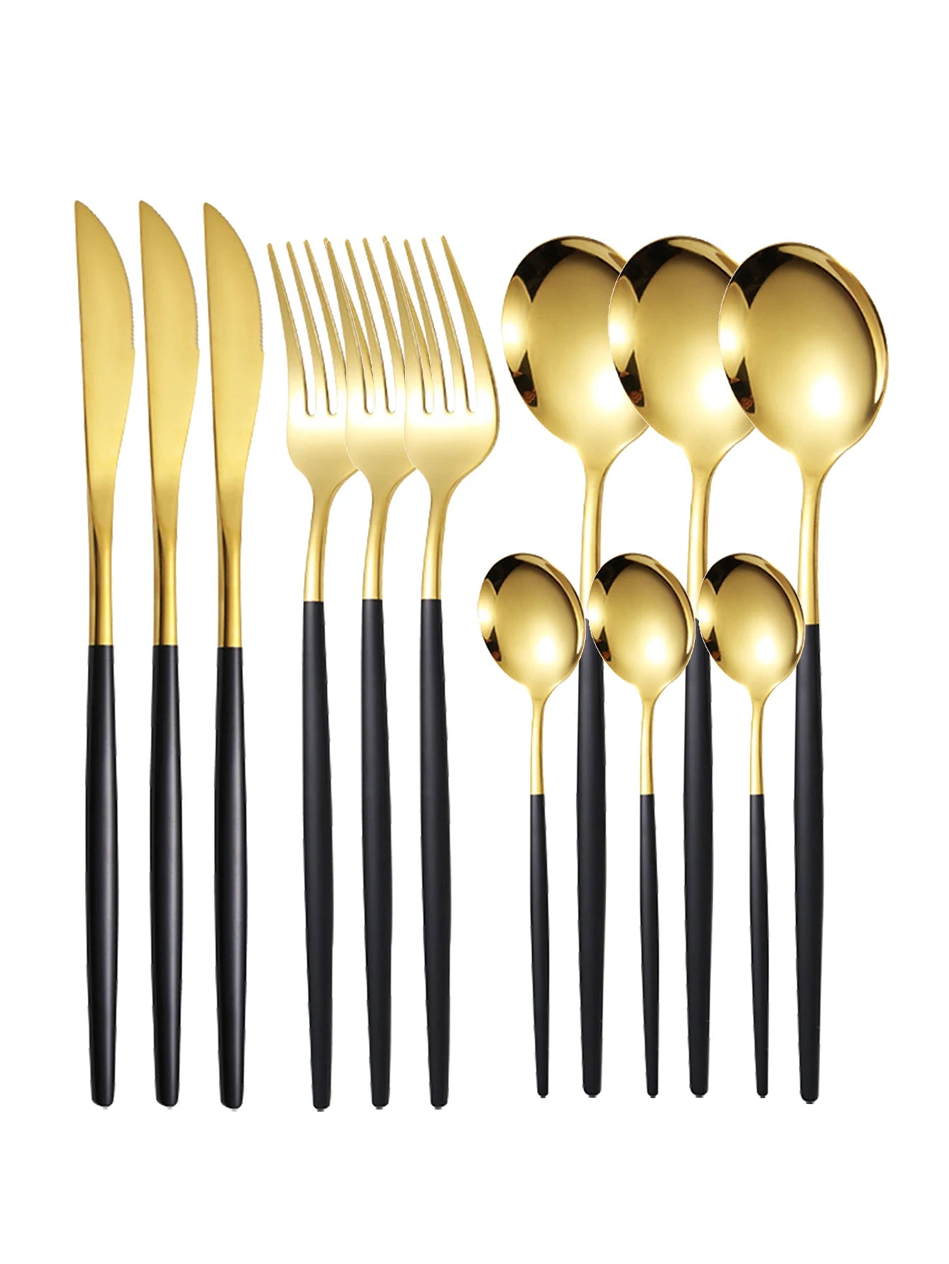 12pc Thin stainless steel cutlery set - PORTUGAL
